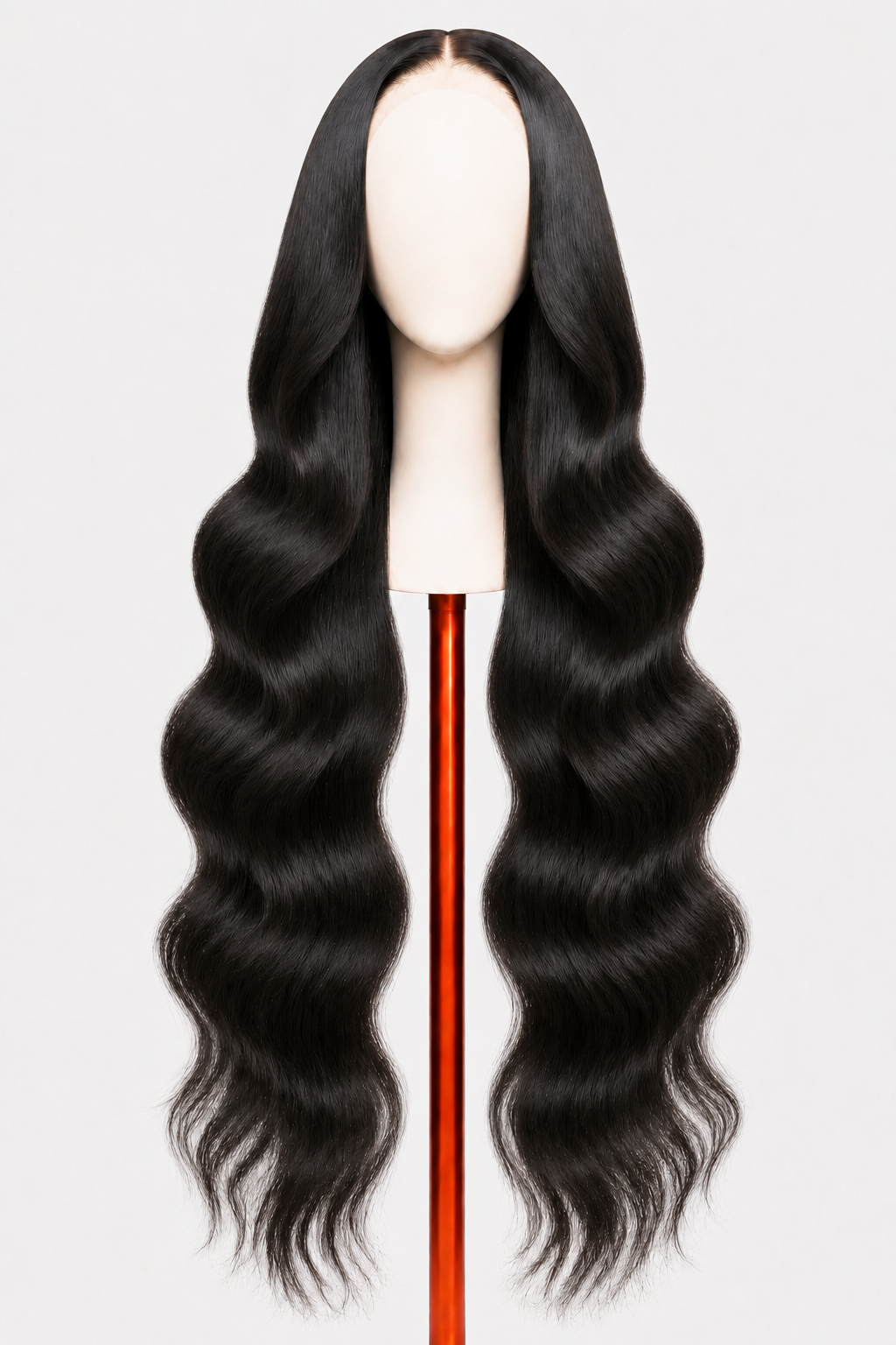 13x6 Transparent Lace Wig black color
200% density